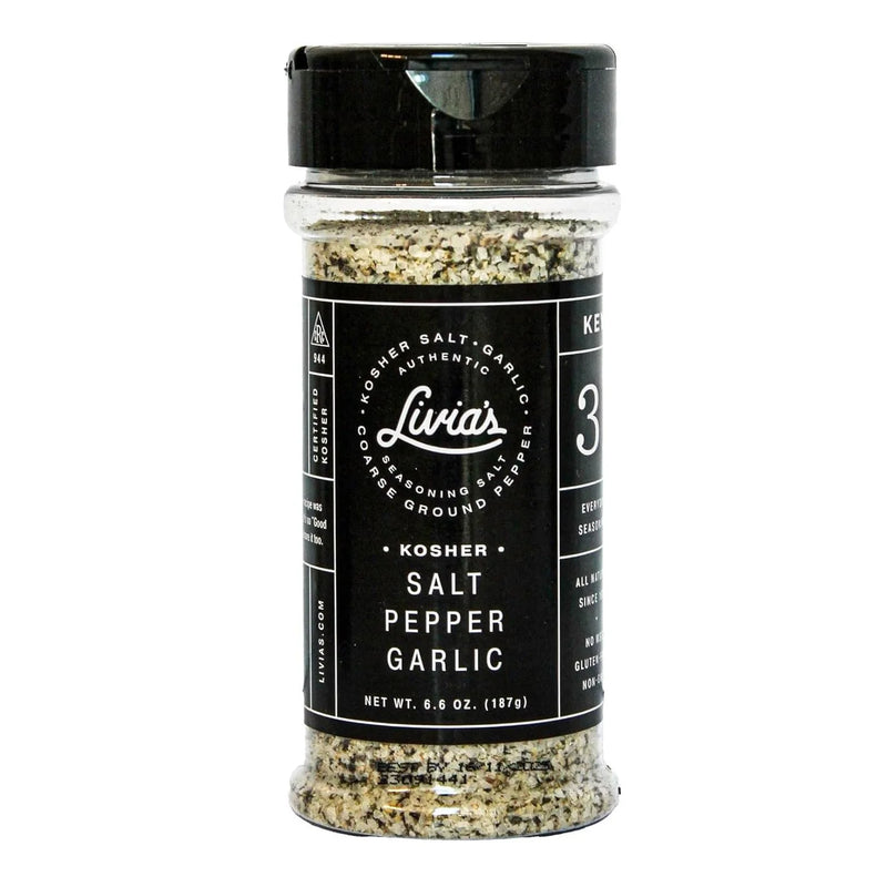 Livia's Salt Pepper Garlic Seasoning - The Kansas City BBQ Store