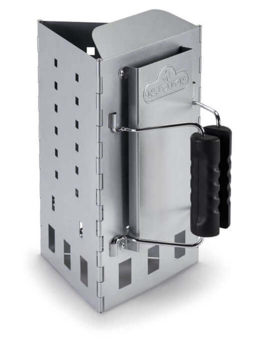 Napoleon Jetfire charcoal chimney starter for efficient charcoal grilling.