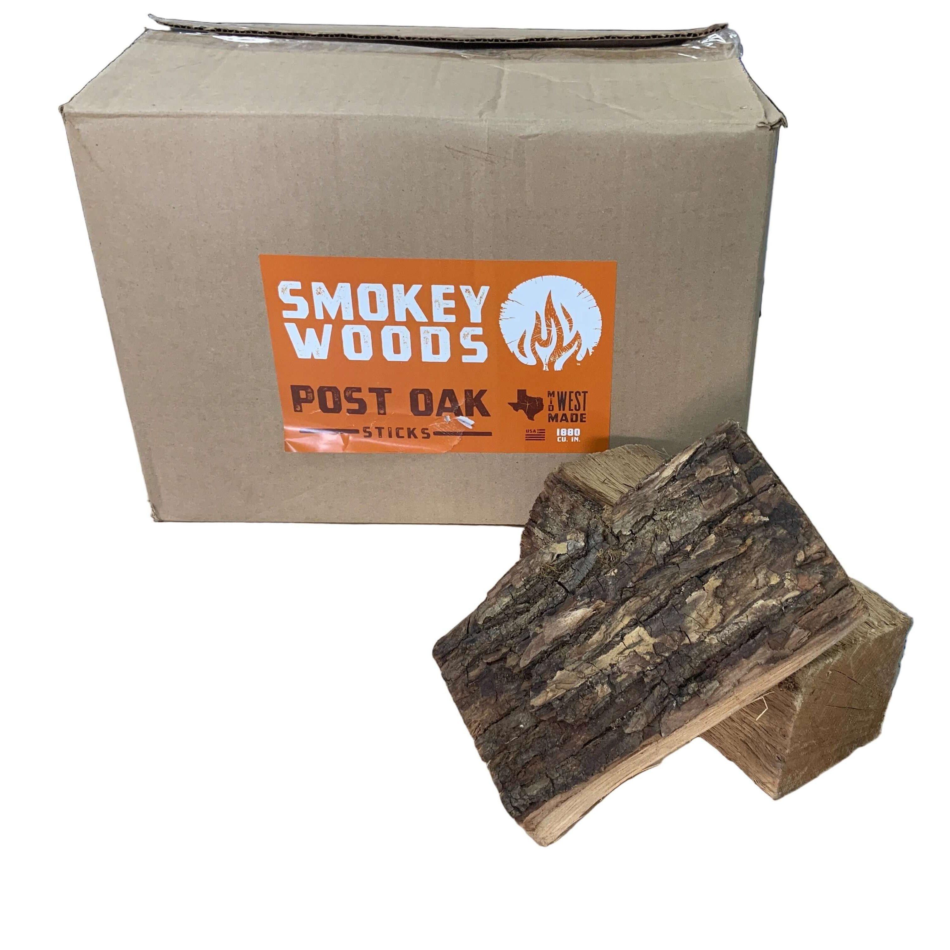Smokey Woods Boxed Post Oak Mini Log Wood Splits