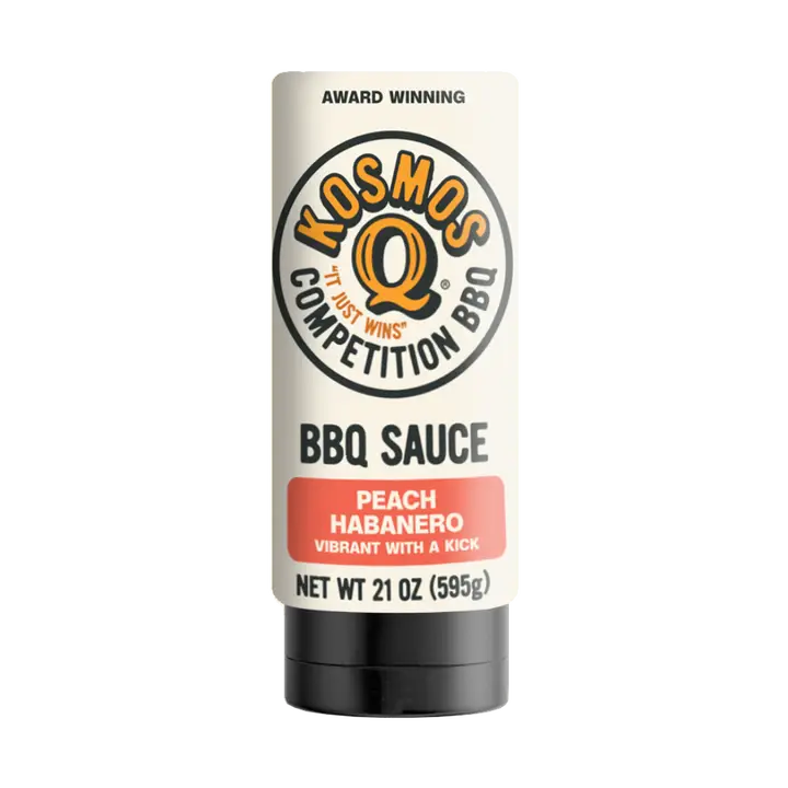 Sauce barbecue Kosmo's Q Peach Habanero 15,5 oz.