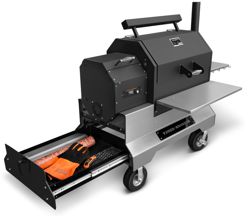 Yoder Smokers YS640S Competition Cart & Storage Drawer - The Kansas City BBQ Store