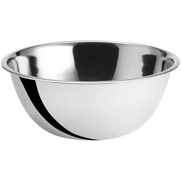 Choice 8 Qt. Stainless Mixing Bowl - The Kansas City BBQ Store