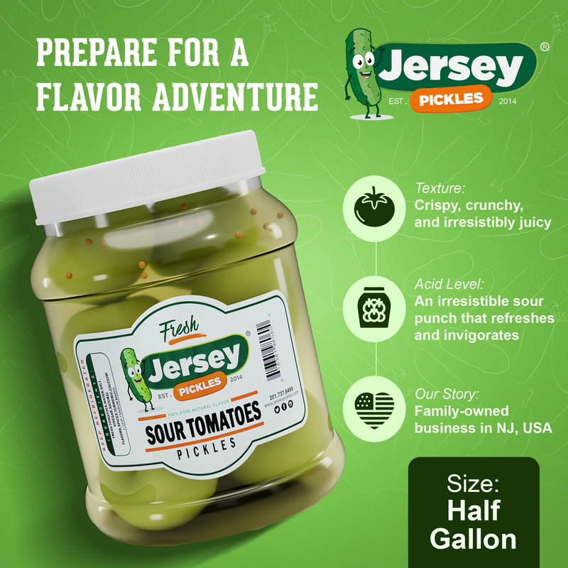 Sour Pickled Green Tomatoes