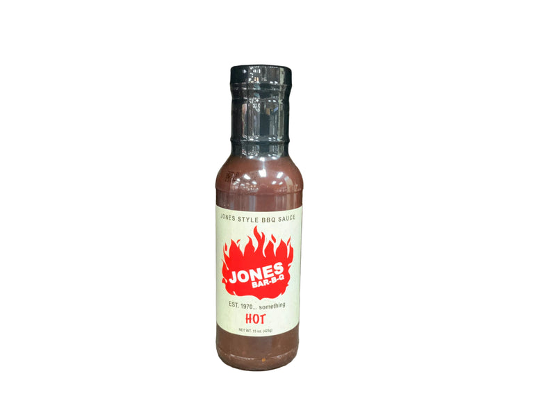 Jones Bar-B-Q Hot Sauce 15 Oz