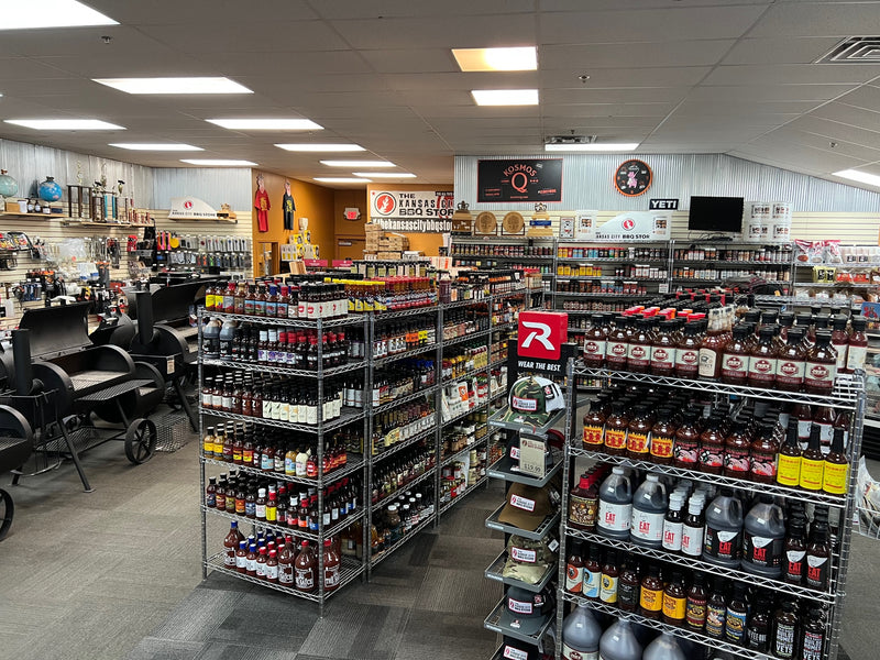 The Kansas City BBQ store features the largest selection of sauces, rubs & accessories. Order online or visit our store in Olathe Kansas to see our huge selection of BBQs, grills and smokers. Featured brands include Weber, Traeger and Horizon.