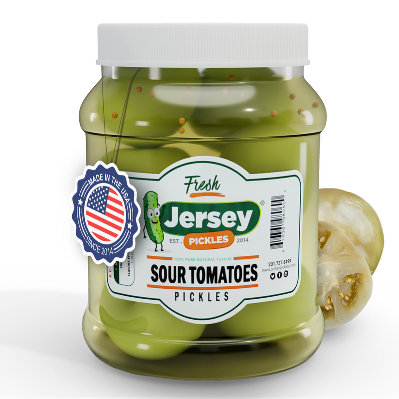 Sour Pickled Green Tomatoes