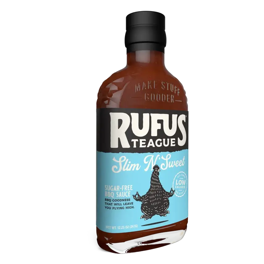 Sauce barbecue sans sucre Rufus Teague Slim N' Sweet 13 oz.