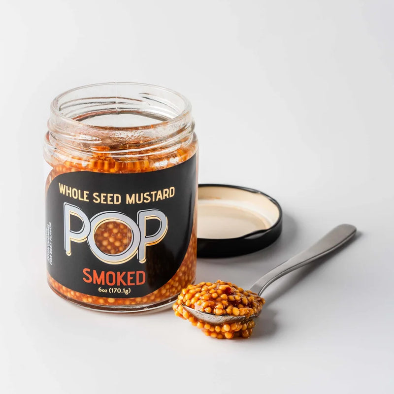 POP Mustards Smoked Whole Seed Mustard