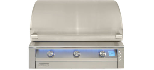Alfresco 36" AIPG Intelligent Professional Built-In Gas Grill showcasing full stainless steel construction.