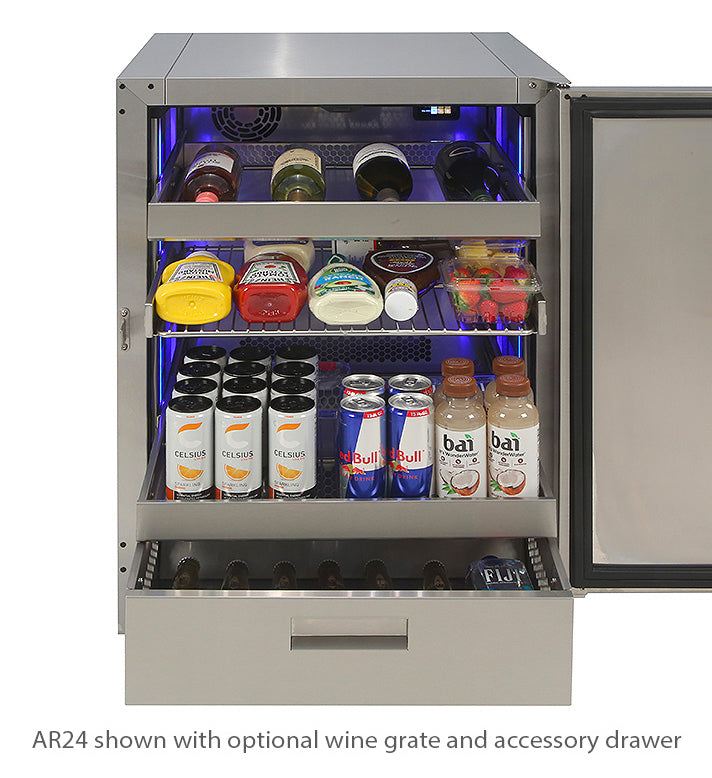 Alfresco 24" PolarCore™ Undercounter Refrigerator