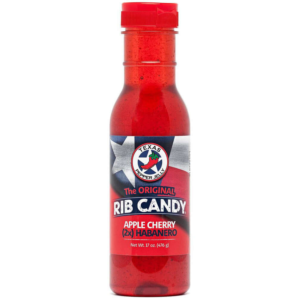Texas Pepper Jelly Apple Cherry 2X Habanero Rib Candy - The Kansas City BBQ Store