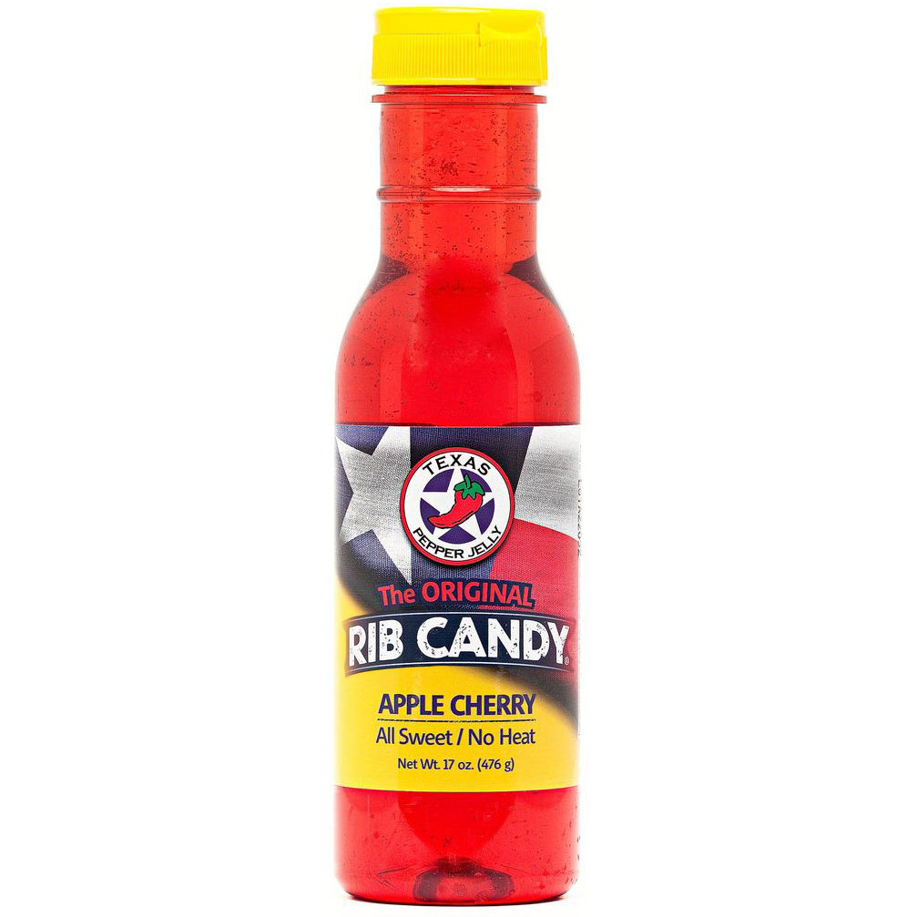 Texas Pepper Jelly Rib Candy Apple Cherry No Peppers Rib Glaze 12 oz. - The Kansas City BBQ Store