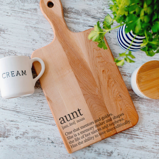Aunt Definition Cutting Board - The Kansas City BBQ Store