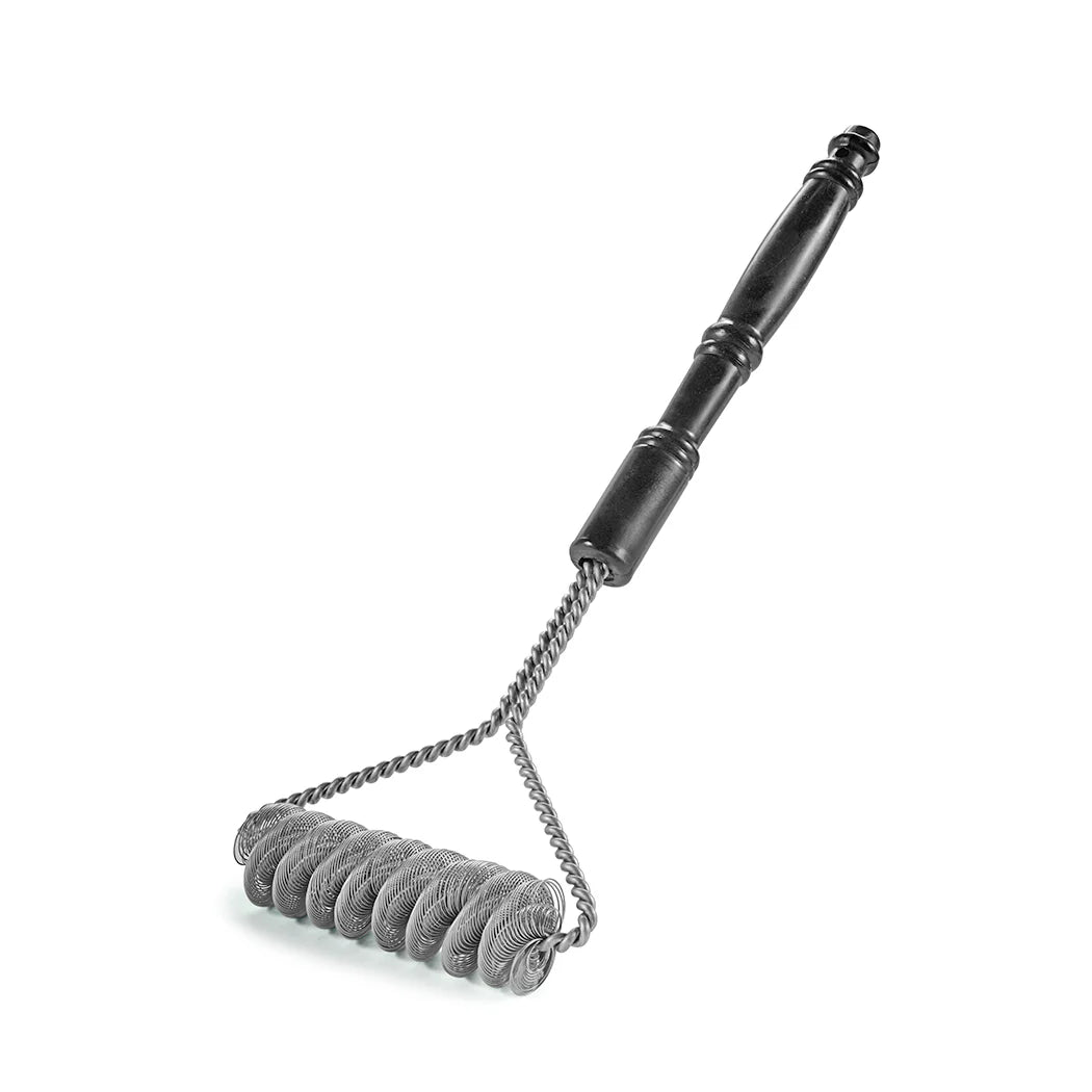 Brushtech Heavy Duty 21" Bristle Free Grill Brush with twisted wire design for safe cleaning.