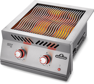 Napoleon Grills Built-In 700 Series Dual Infrared Burner With Stainless Steel Cover - The Kansas City BBQ Store
