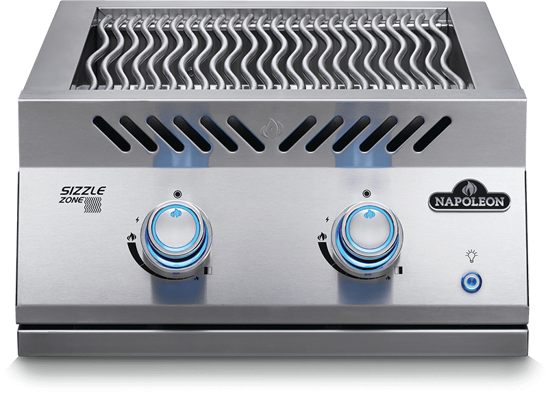 Napoleon Grills Built-In 700 Series Dual Infrared Burner With Stainless Steel Cover - The Kansas City BBQ Store