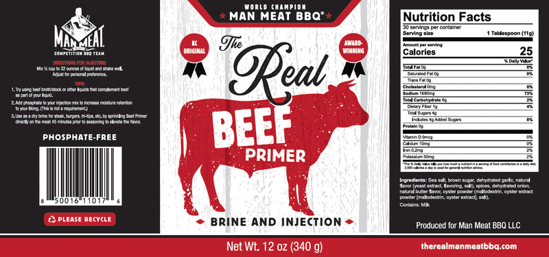 Man Meat BBQ The Real Beef Primer - The Kansas City BBQ Store