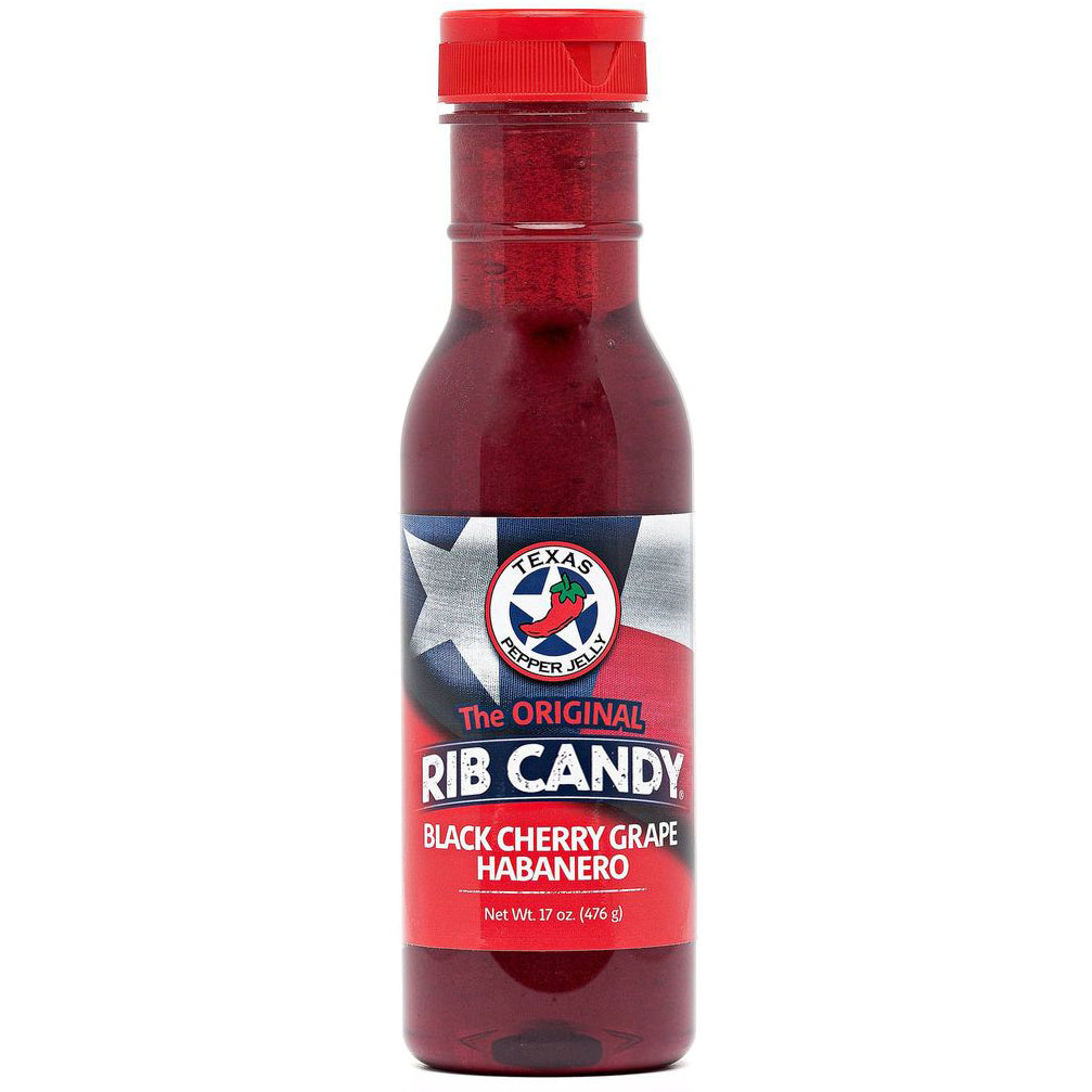 Texas Pepper Jelly Rib Candy Black Cherry Grape Habanero 12 oz. - The Kansas City BBQ Store