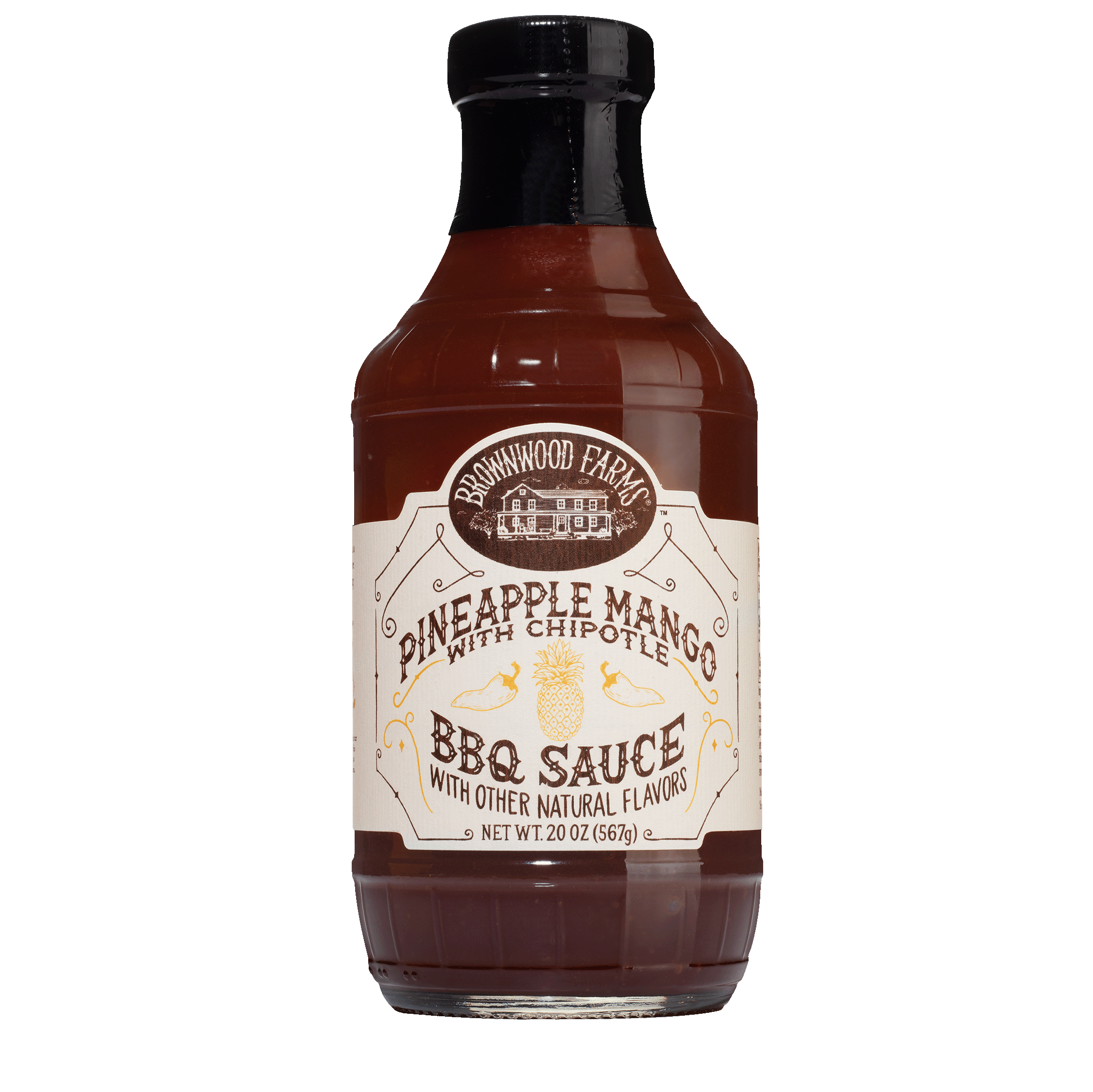 Brownwood Farms Pineapple Mango 20oz - The Kansas City BBQ Store