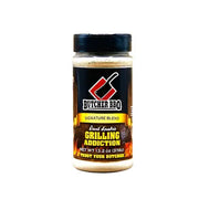 Butcher BBQ Grilling Addiction seasoning bottle – SPG steak and grill rub for beef and pork