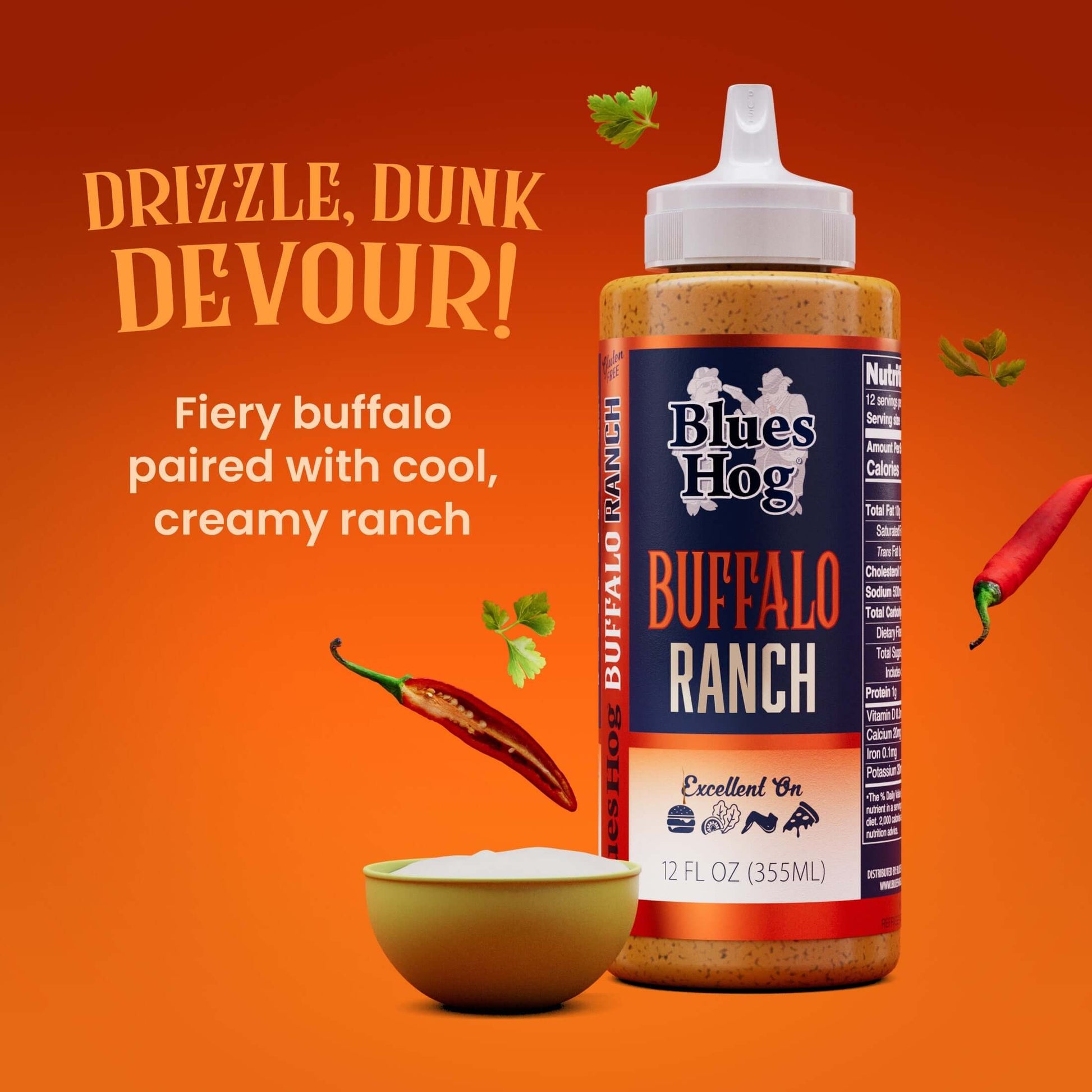 Blues Hog Buffalo Ranch Sauce - The Kansas City BBQ Store