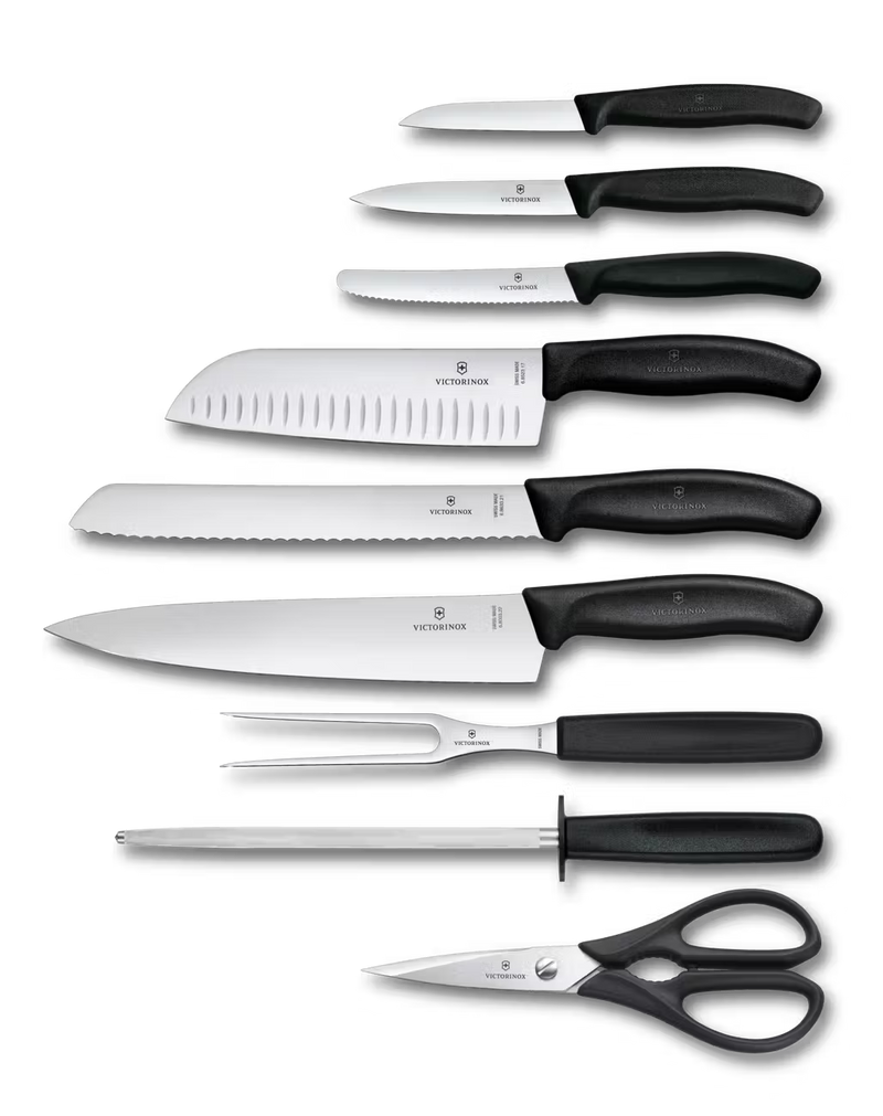 Victorinox Classic Cutlery Block, 9 Pieces