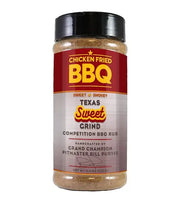 Chicken Fried BBQ Texas Sweet Grind 11.4oz - Worldwide Shipping Available | The Kansas City BBQ Store