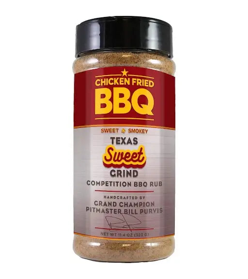 Chicken Fried BBQ Texas Sweet Grind 11.4oz - Worldwide Shipping Available | The Kansas City BBQ Store