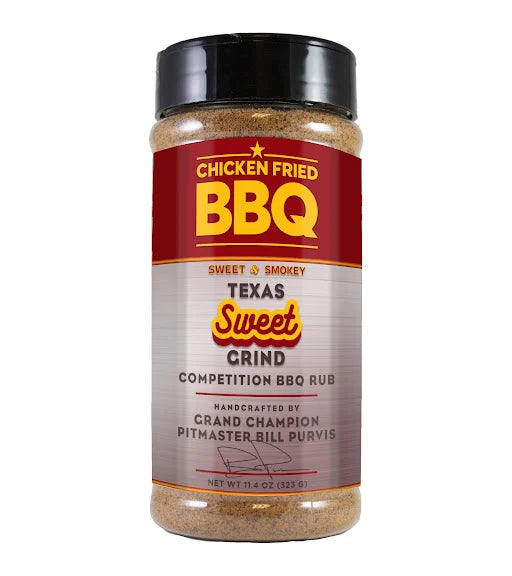 Chicken Fried BBQ Texas Sweet Grind 11.4oz - Worldwide Shipping Available | The Kansas City BBQ Store