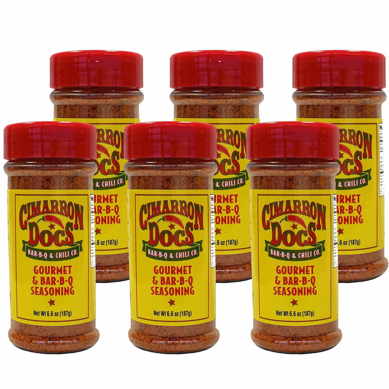 Cimarron Doc's Gourmet & Bar-B-Q Seasoning 6.6 oz. Bottles - Case of 6 -Worldwide Shipping | The Kansas City BBQ Store