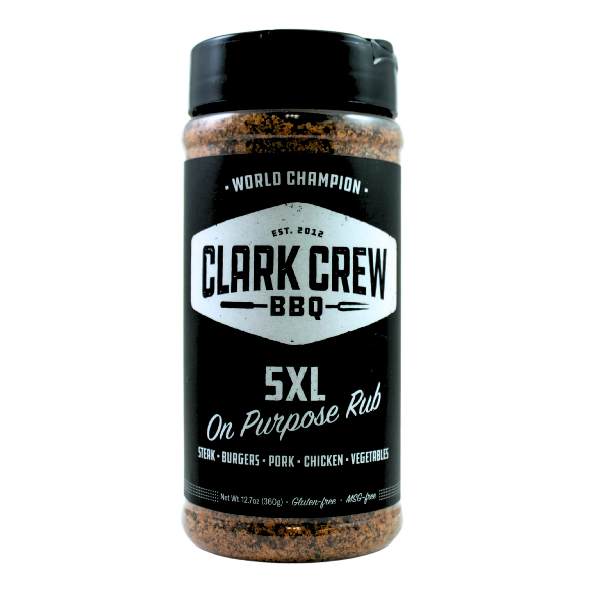 Clark Crew BBQ 5XL On Purpose Rub 12.7oz - The Kansas City BBQ Store