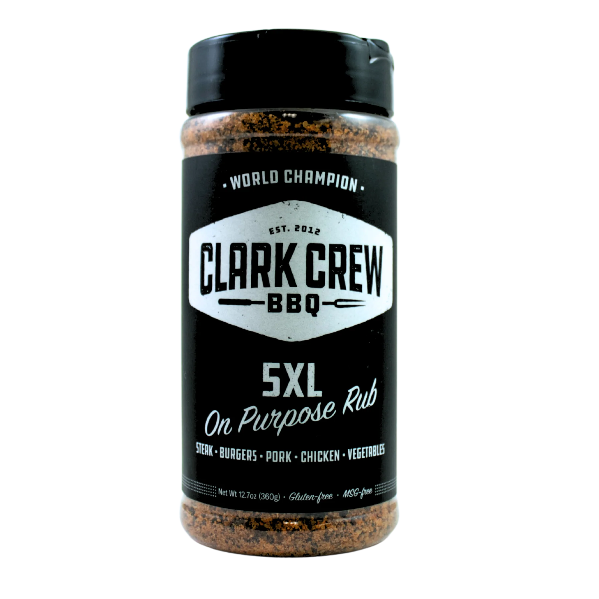 Clark Crew BBQ 5XL On Purpose Rub 12.7oz - The Kansas City BBQ Store