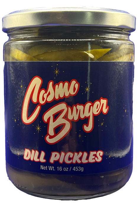 Cosmo Burger Dill Pickles 16oz - The Kansas City BBQ Store