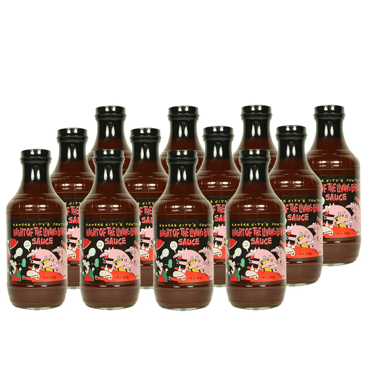 Cowtown Night of the Living Bar-B-Q Sauce 18 oz. - Case of 12 - Worldwide Shipping Available! | The Kansas City BBQ Store