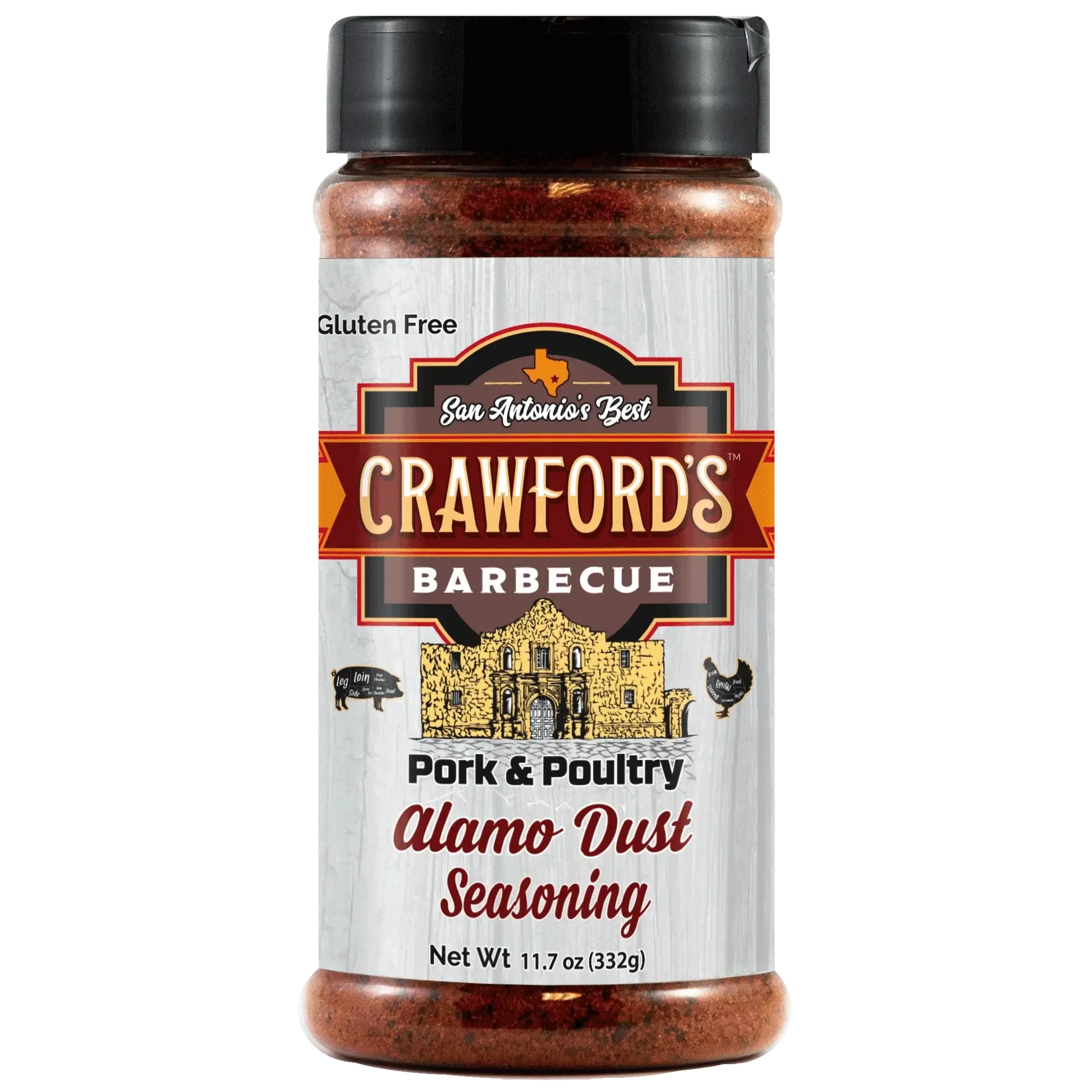 Crawford's Barbeque Alamo Dust Rub