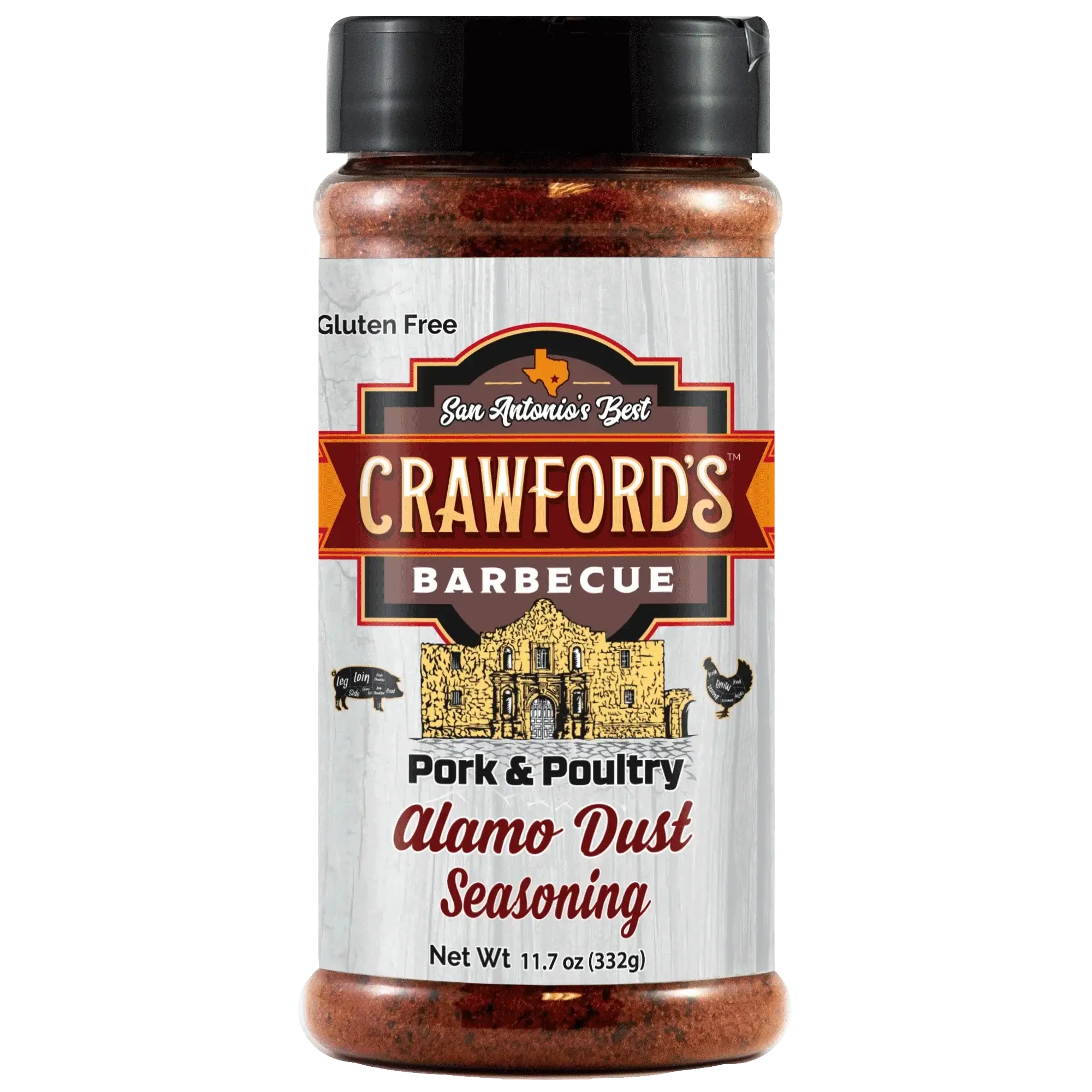 Crawford's Barbeque Alamo Dust Rub