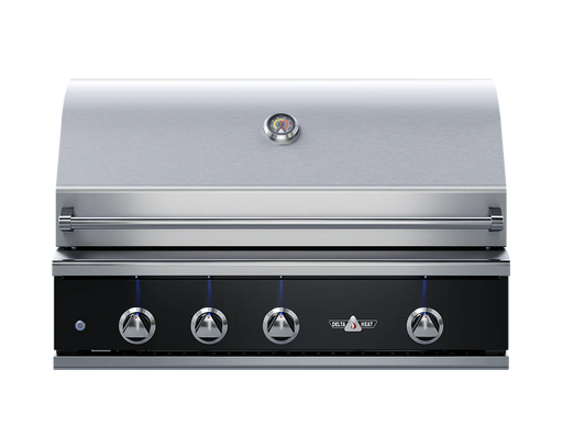 Delta Heat 38" Built-In Gas Grill| Black Display Panel - The Kansas City BBQ Store