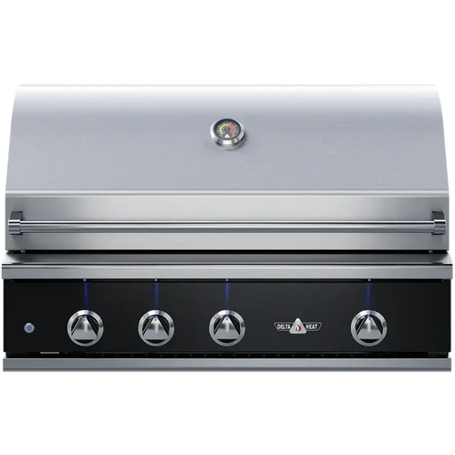 Delta Heat 38" Built-In Gas Grill| Black Display Panel - The Kansas City BBQ Store