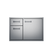 Delta Heat 30" Two Door & Drawer Combo - The Kansas City BBQ Store