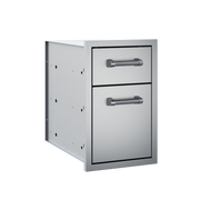 Delta Heat 13" Double Storage Drawers - The Kansas City BBQ Store