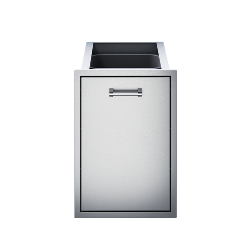 Delta Heat 18" Tall Trash Double Drawer - The Kansas City BBQ Store