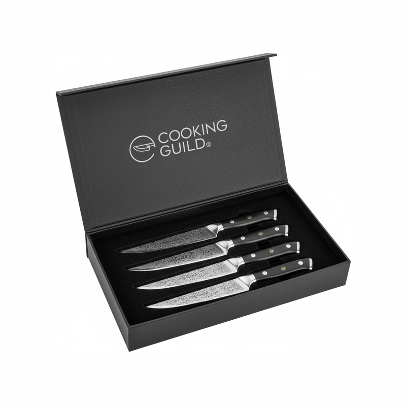 5" Damascus Steak Knives