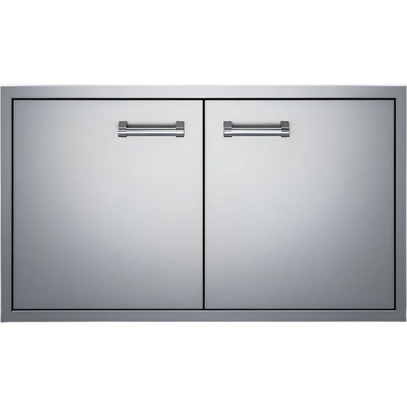 Delta Heat 32" stainless steel double access doors with sleek design and durable construction.