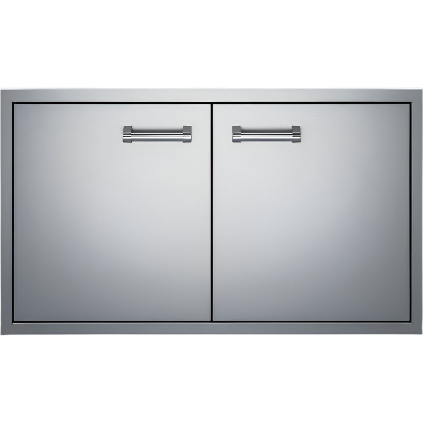 Delta Heat 32" stainless steel double access doors with sleek design and durable construction.