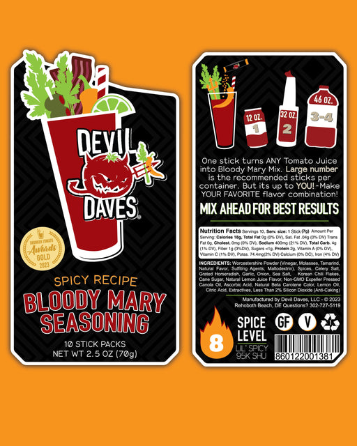 Diablo Bloody Mary Sticks | 10 Packs - The Kansas City BBQ Store