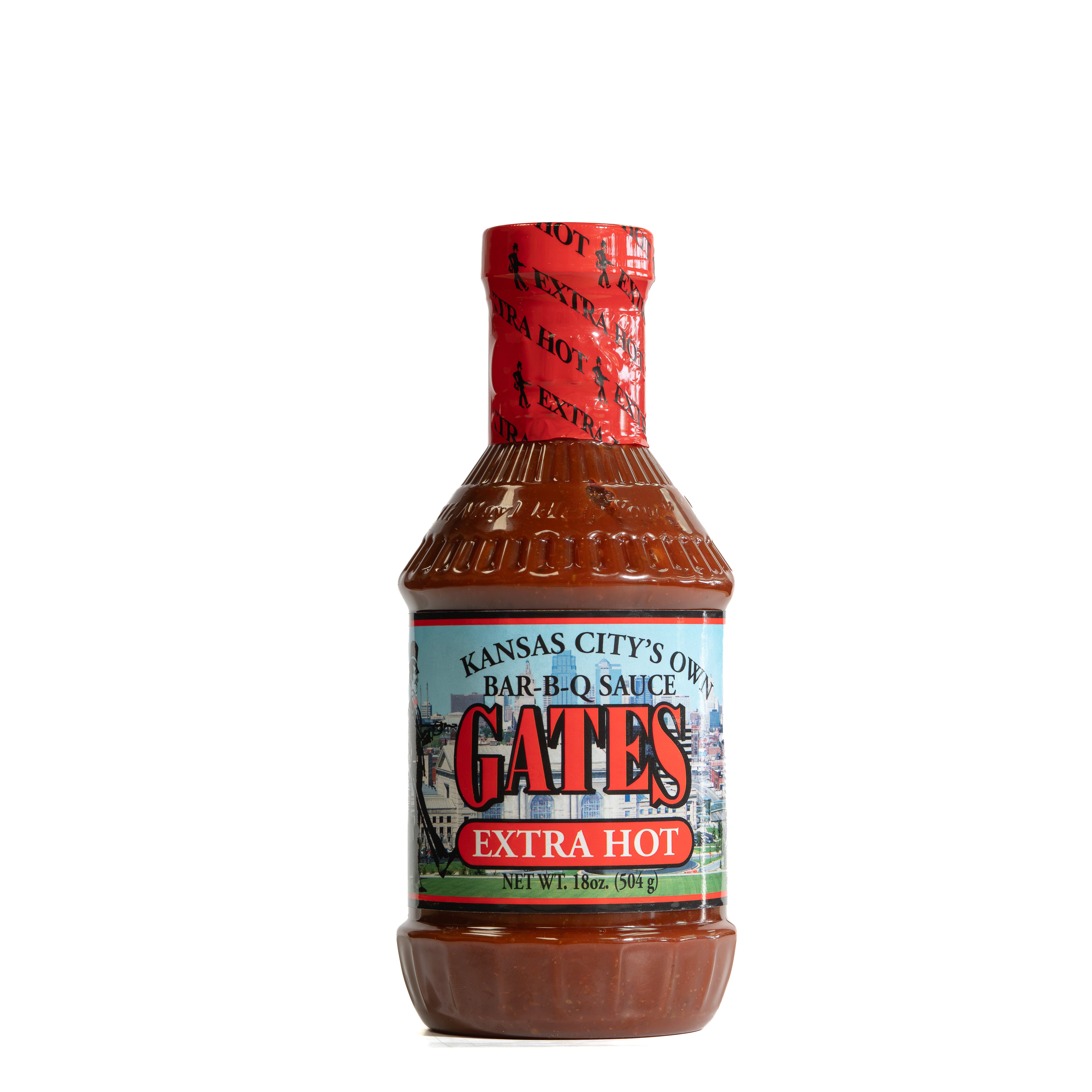 Gates Extra Hot Bar-BQ Sauce 18 oz.