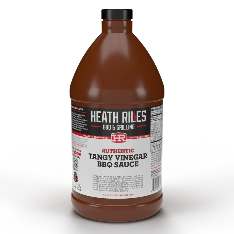 Sauce barbecue au vinaigre piquant Heath Riles 18 oz.