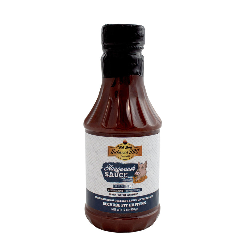 Haugwaush Gluten Free Natural BBQ Sauce 19 oz - Pack of 2