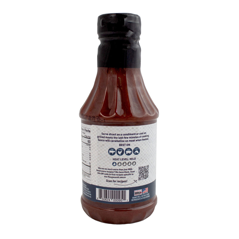 Haugwaush Gluten Free Natural BBQ Sauce 19 oz