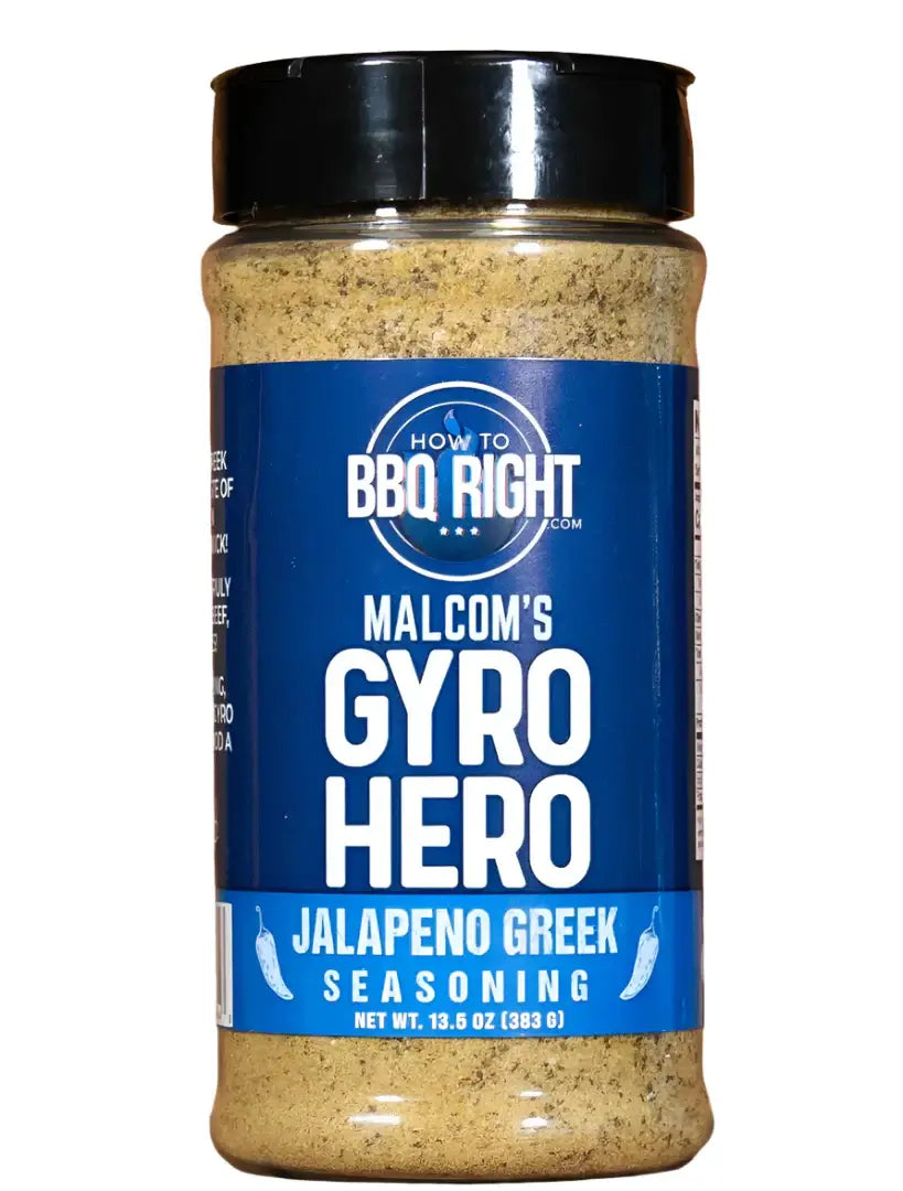 How to BBQ Right Malcom’s Gyro Hero Jalapeno Greek Seasoning